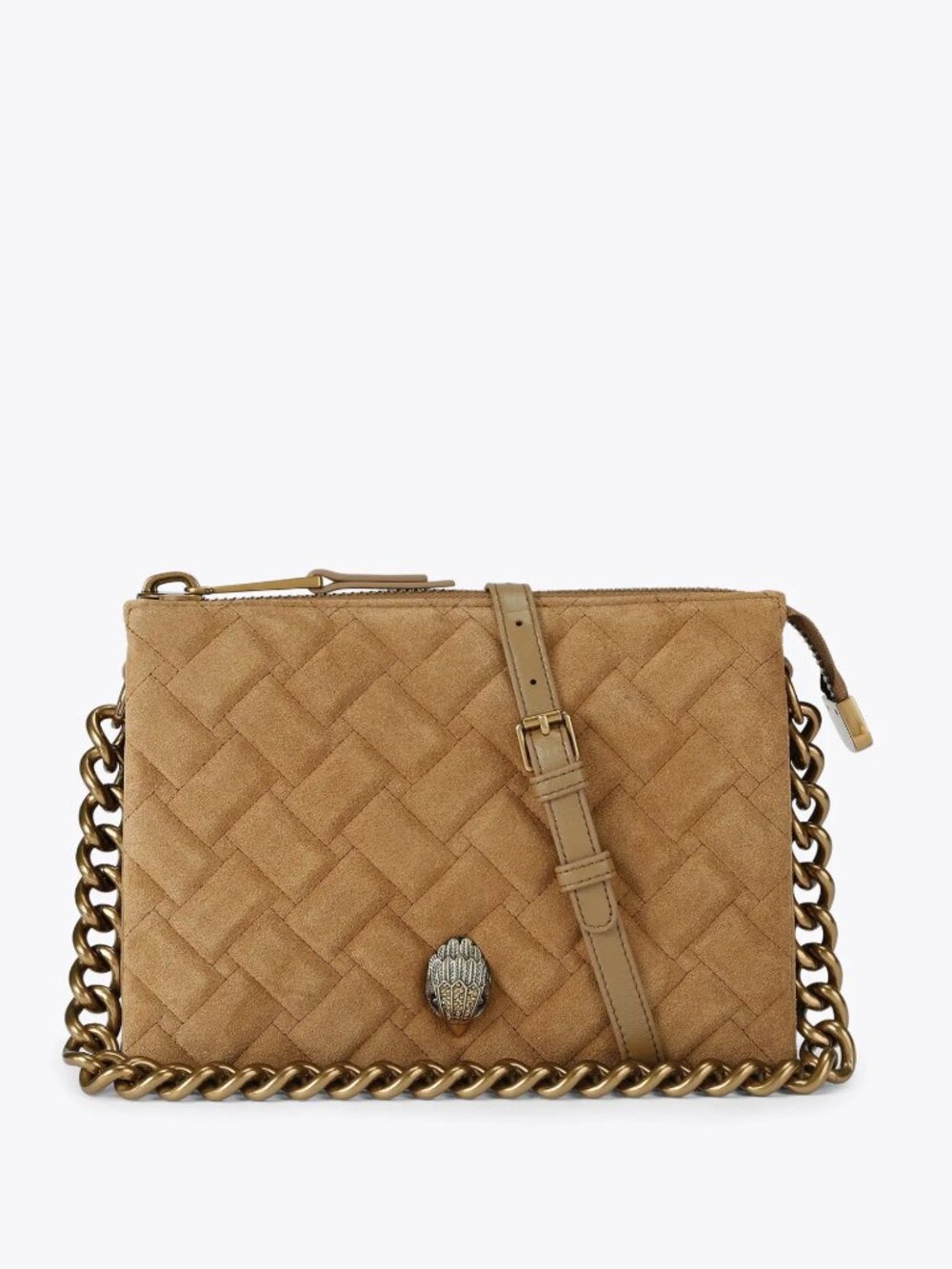 KURT GEIGER Kensington Puff Leather Pouch Bag Like New $298